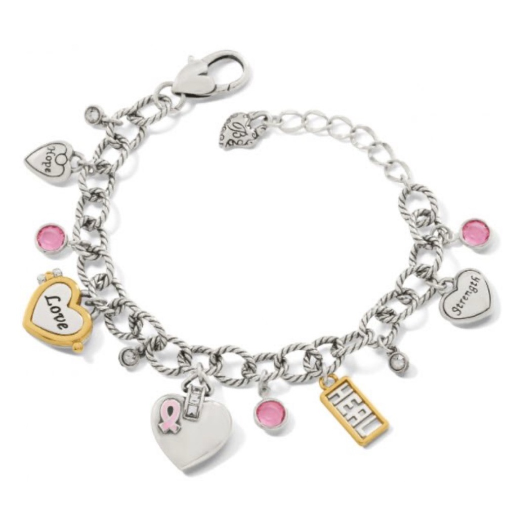 💗💖 BRIGHTON 2020 Retired Power Of Pink Adjustable Bracelet - Picture 3 of 6